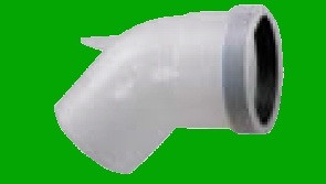 JUNKERS AZB 970 koleno DN160; 45° PP