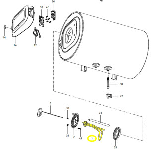 ARISTON Topné těleso PRO1 ECO H